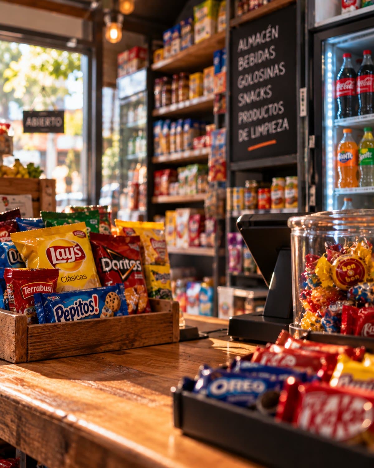 Ejemplo de comercio: Almacenes y kioscos